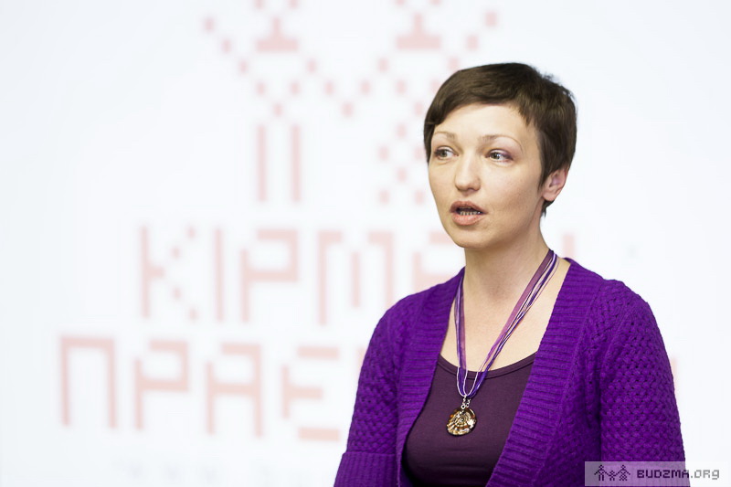 Ніна Шыдоўская, каардынатар кампаніі "Будзьма беларусамі!"