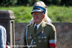 vissek: Католическая служба на воинском захоронении польских солдат (фота)