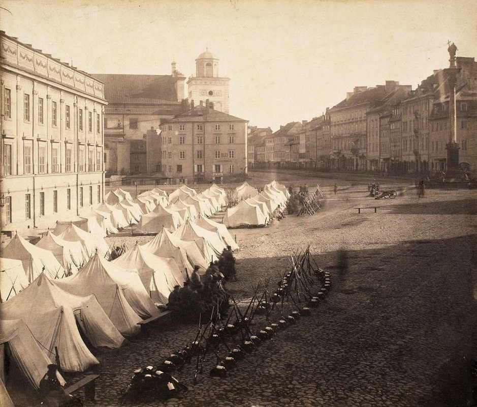 Varšava, lahier rasijskich vojskaŭ, 1861