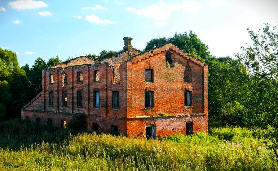 Reštki budynka mlyna, Talačyn