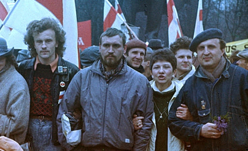 Vitaŭt Martynienka, Anatoĺ Sys i Anatoĺ Miaĺhuj na Dni Voli-1988