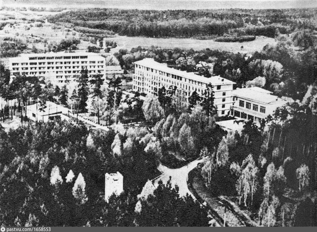 Sanatoryj «Krynica» na kurorcie Ždanovičy, 1970-ja hh.