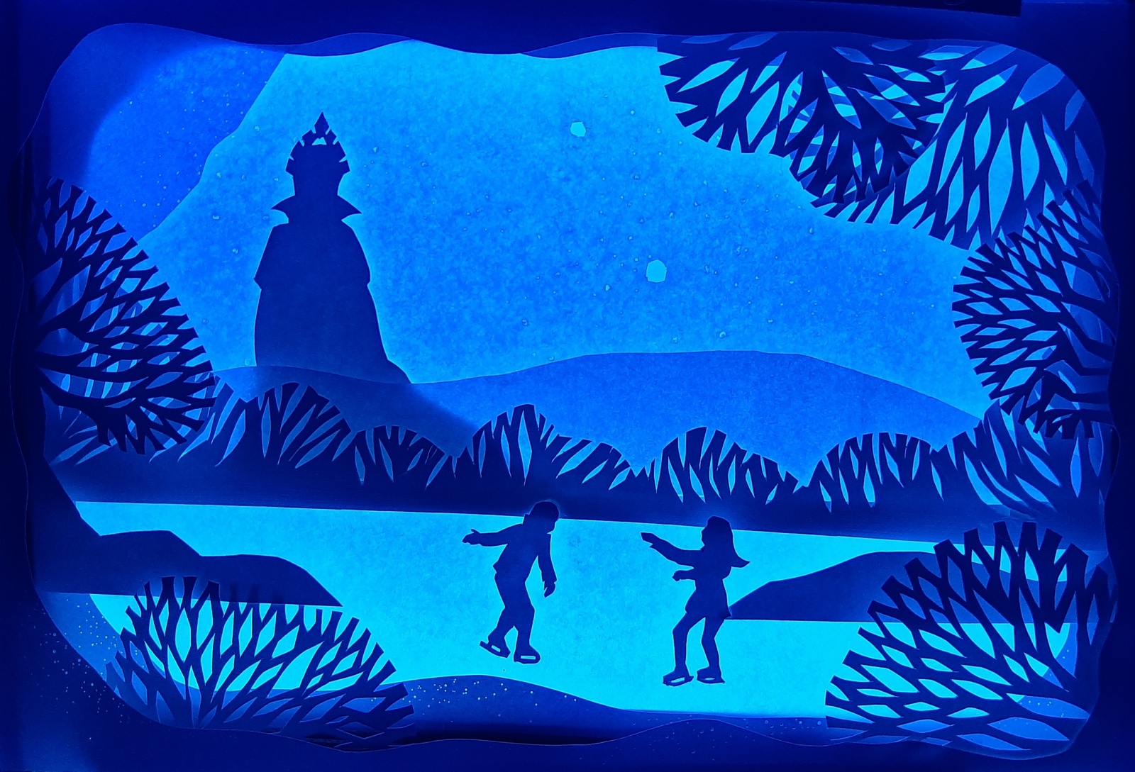 15 Королева в синем мире( Снежная королева ) Queen in the Blue World ( Snow Queen ).jpg