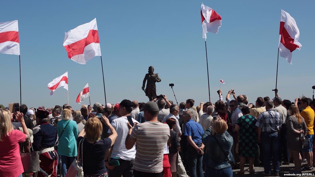 Adkryccio pomnika Kasciušku ŭ Mieračoŭščynie