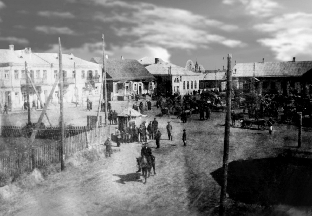 Rynak u Lachvie ŭ 1937 hodzie