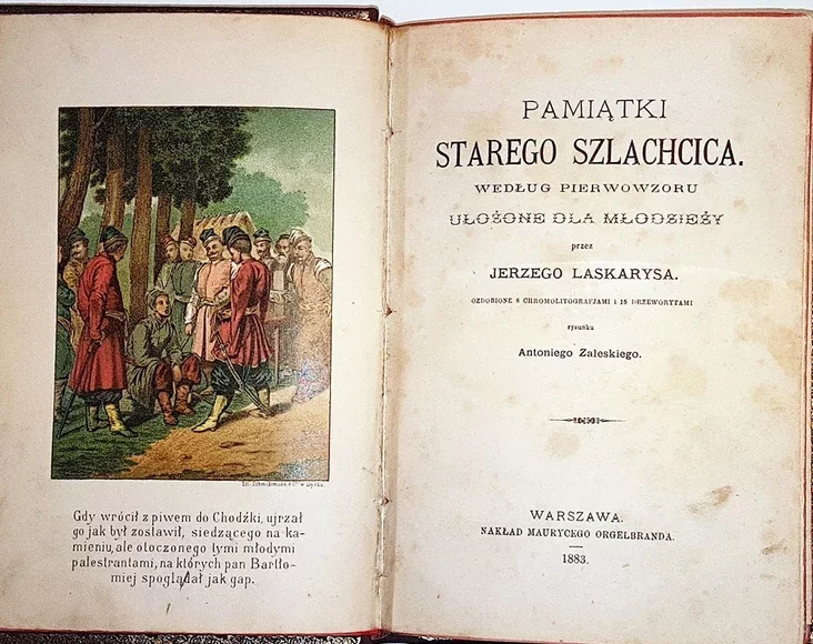 Tytuĺny arkuš knihi «Pamiątki starego szlachcica»