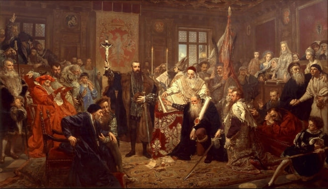 Ян Матэйка «Люблінская Унія»