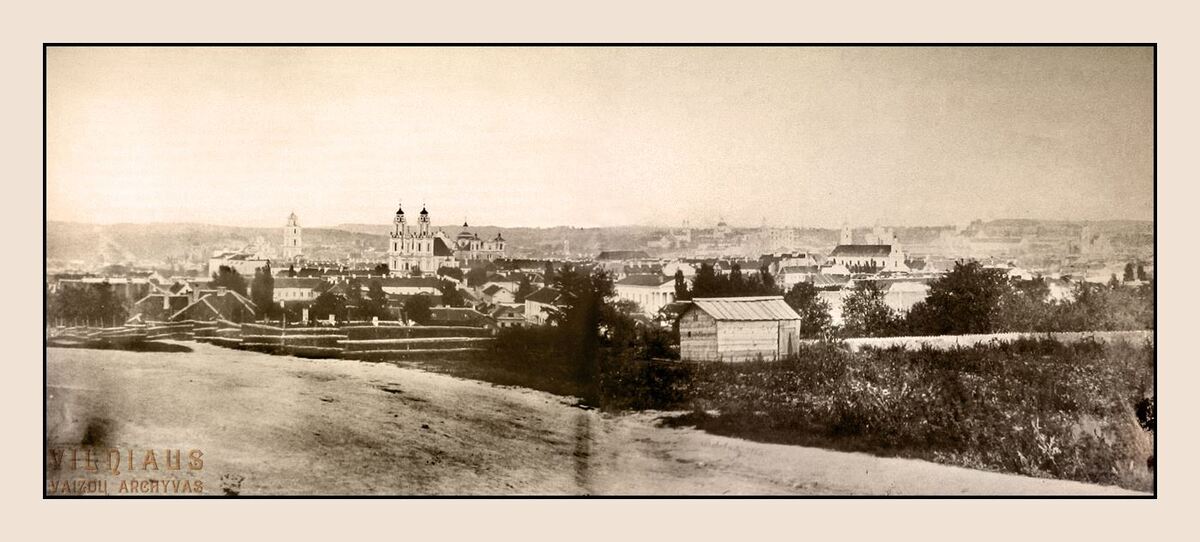 Viĺnia, panarama horada z hary Bufala, 1861