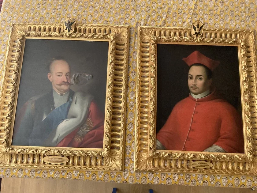 Partrety vilienskaha vajavody Karalia Stanislava Radzivila «Panie Kachanku» i kardynala Juryja Radzivila