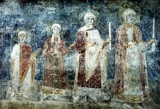 Freska z vyjavaj dačok Jaraslava