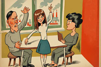 Малюнак Лявона Вольскага