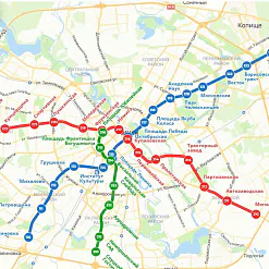 Схема метро