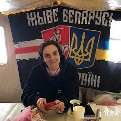 Пункт Нязломнасці па-беларуску: як салідарнасць сагравае Кіеў