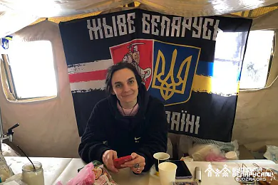 Пункт Нязломнасці па-беларуску: як салідарнасць сагравае Кіеў