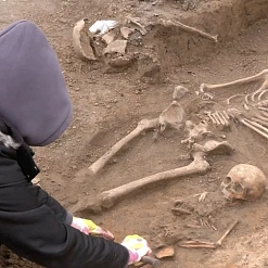 Старажытныя могілкі ў цэнтры Гродна