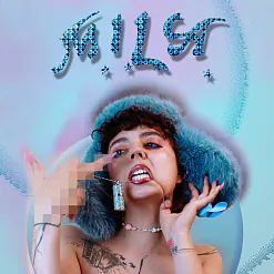 Вокладка новага альбома Паліны Дабравольскай (CHORNABROVA) «M.I.L.A.»