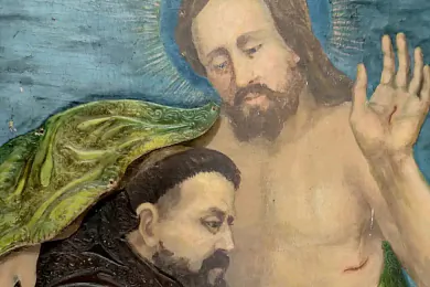 Абраз, над якім працаваў Язэп Драздовіч