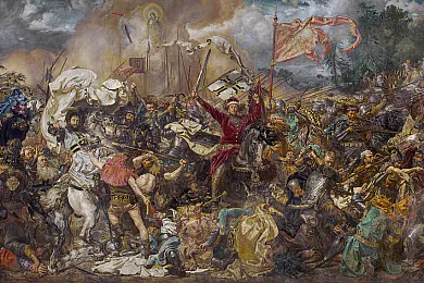 Ян Матэйка. «Грунвальдская бітва», 1878 г.