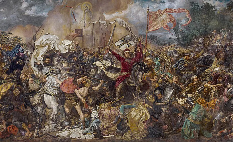Ян Матэйка. «Грунвальдская бітва», 1878 г.