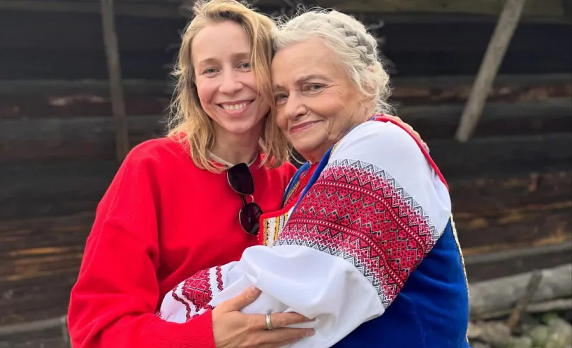 Нэла Агрэніч разам з Ганнай Сенюк