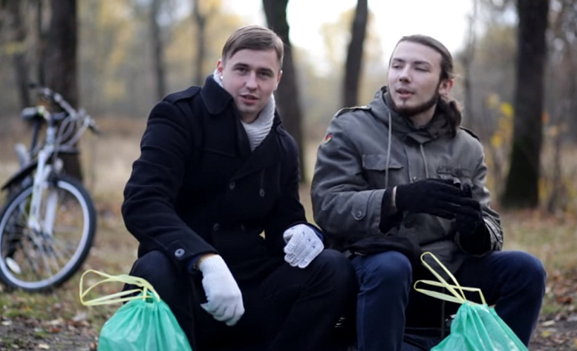 Гомельскія экалагічныя актывісты знялі відэаролік пра акцыю “Зробім 2015”