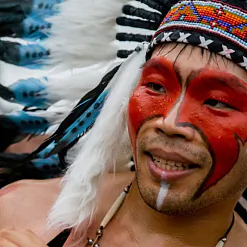 Удзельнік фестывалю Vulica Brasil у Мінску, 2019 год