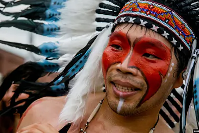 Удзельнік фестывалю Vulica Brasil у Мінску, 2019 год