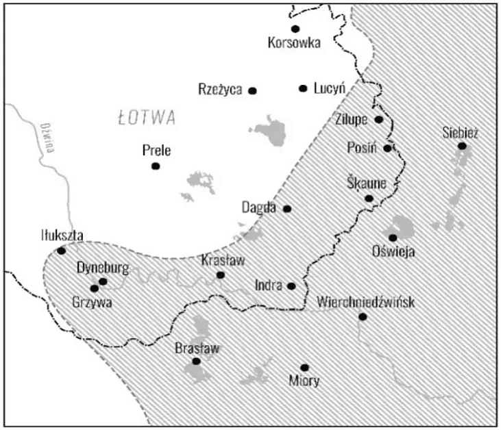 Biełaruskaja mova na terytoryi sučasnaj Łatvii ŭ 1914 hodzie