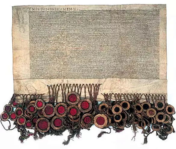 Арыгінальны акт Люблінскай уніі