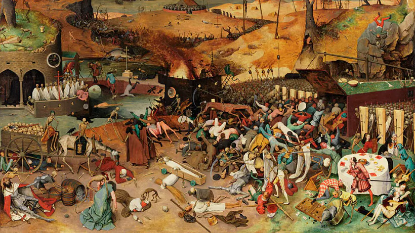 Piter Brejhiel Starejšy, «Tryumf smierci» (1562) Piter Brejhiel Starejšy, «Tryumf smierci» (1562)