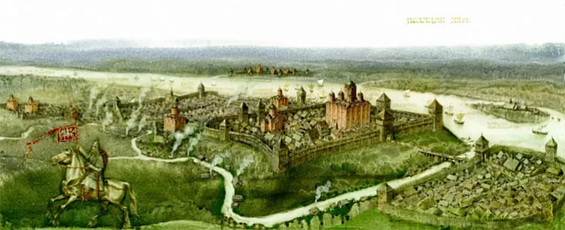 Polacki zamak, u centry jakoha ŭzvyšajecca Safijski sabor