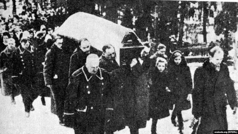 Pachavańnie Franciška Aliachnoviča. Viĺnia, 1944 Pachavańnie Franciška Aliachnoviča. Viĺnia, 1944