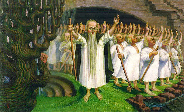 Jazep Drazdovič. Sustreča viasny na Saturnie, 1931 h. Jazep Drazdovič. Sustreča viasny na Saturnie, 1931 h.