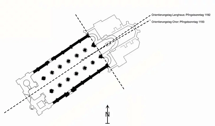 Haloŭny nief i altarnaja častka ramanskaha sabora ŭ Vinier-Nojštacie 
