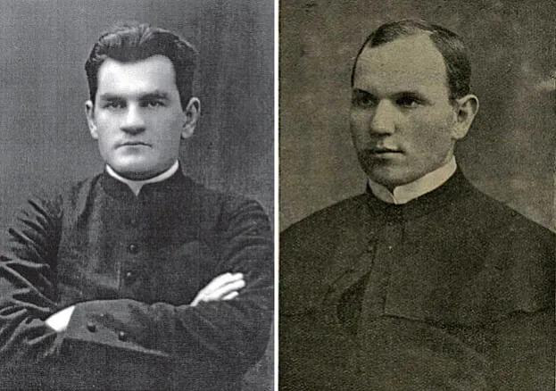 Sviatary Čyrvonaha, zakatavanyja nacystami, Stanislaŭ Hliakoŭski i Vincent Hadlieŭski