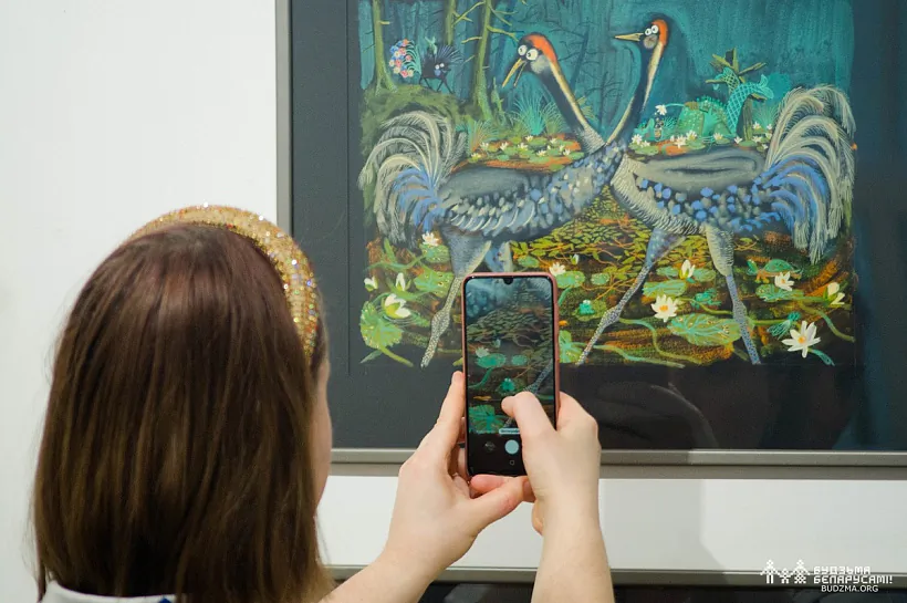 Vystava Kaciaryny Dubovik z nazvaj «Ja praviadu ciabie da ŭzliesku...»