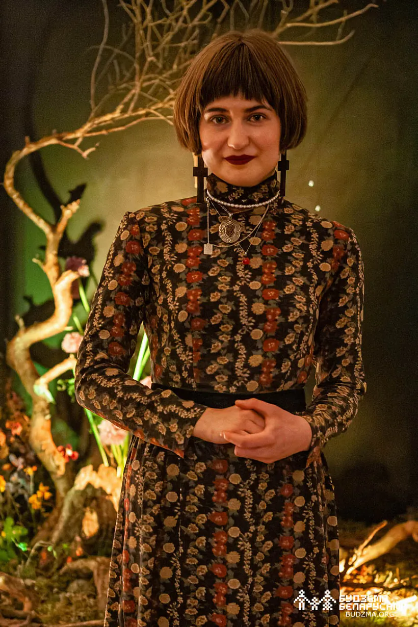 Rydlieuskaia-001.jpg Анастасія Рыдлеўская на адкрыцці выставы ў Вільні