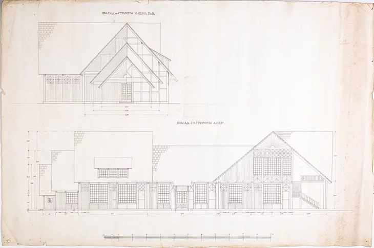 Prajekt paviĺjona BSSR na Usiesajuznaj sieĺskahaspadarčaj vystavie ŭ Maskvie Prajekt paviĺjona BSSR na Usiesajuznaj sieĺskahaspadarčaj vystavie ŭ Maskvie