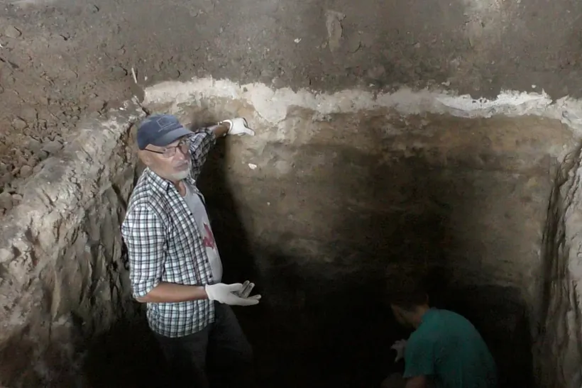 Raskopki ŭ Karmielickim kasciolie Mscislava lietam 2021 hoda Raskopki ŭ Karmielickim kasciolie Mscislava lietam 2021 hoda