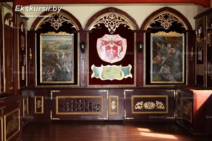 Zala muzieja ŭ Malych Siachnovičach, prysviečanaja Tadevušu Kasciušku