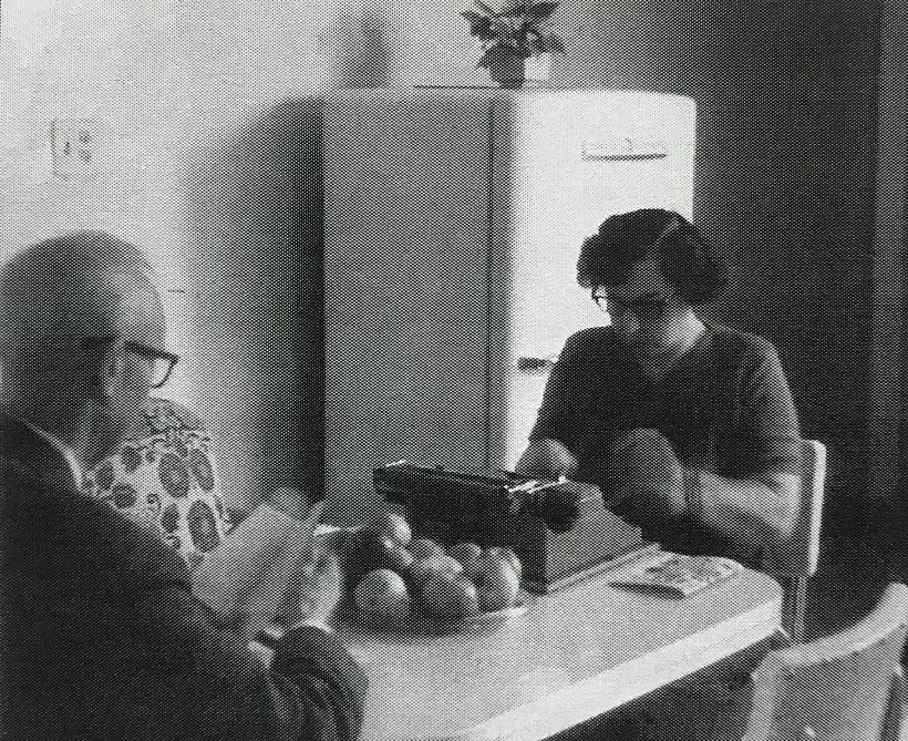 Franc Kušaĺ i Natallia Arsiennieva, Ńju-Jork, 1950-ja Franc Kušaĺ i Natallia Arsiennieva, Ńju-Jork, 1950-ja