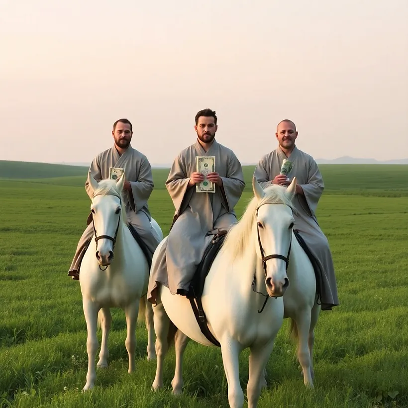 Liudzi, hrošy, koni Liudzi, hrošy, koni