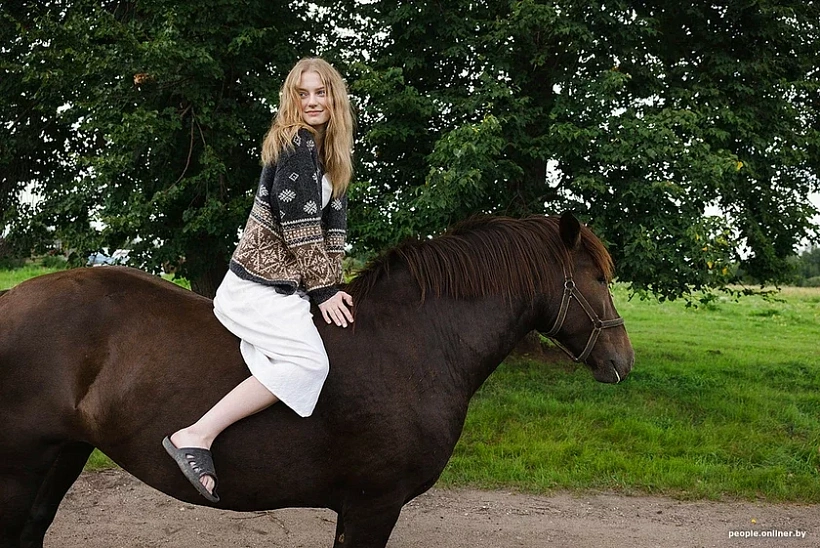 Aliesia z pasiolka Strešyn pad Žlobinam, jaki paŭstaŭ na miescy staražytnaha slavianskaha horada
