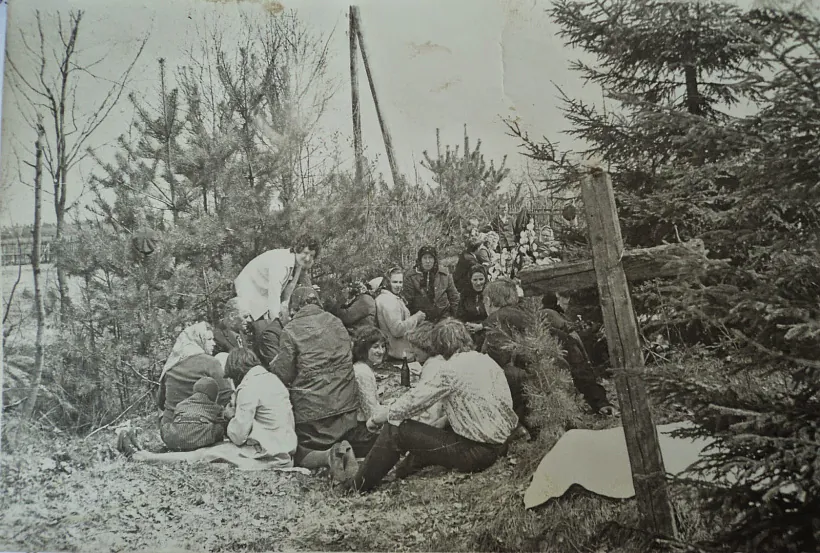 Radaŭnica ŭ vioscy Korkać Mahilioŭskaha rajona, 1960-ja hh