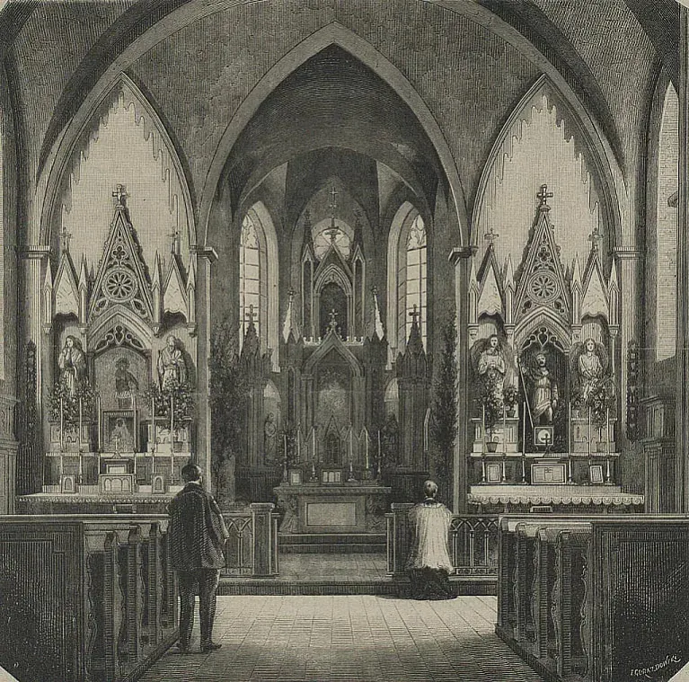 Interjer Kasciola na Zalatoj horcy Interjer Kasciola na Zalatoj horcy