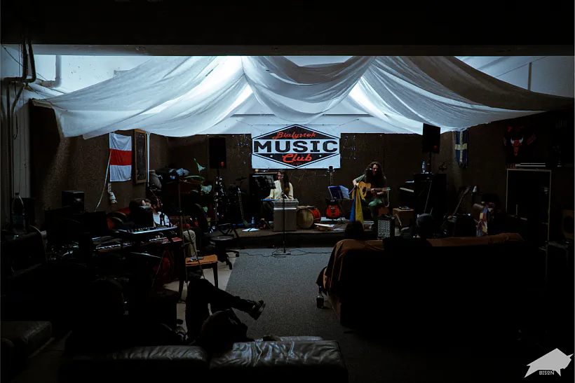 Музычная кропка Беластоцкага музычнага клуба. Фота: Антон Бізон Музычная кропка Беластоцкага музычнага клуба. Фота: Антон Бізон