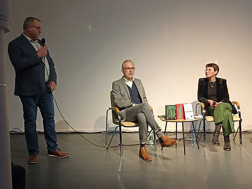 Andrej Januškievič, Aĺhierd Bacharevič, Julia Cimafiejeva