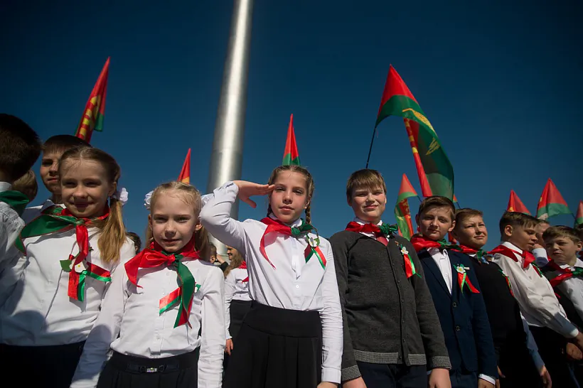 Pryjom u pijanery bielaruskich škaliaroŭ Pryjom u pijanery bielaruskich škaliaroŭ