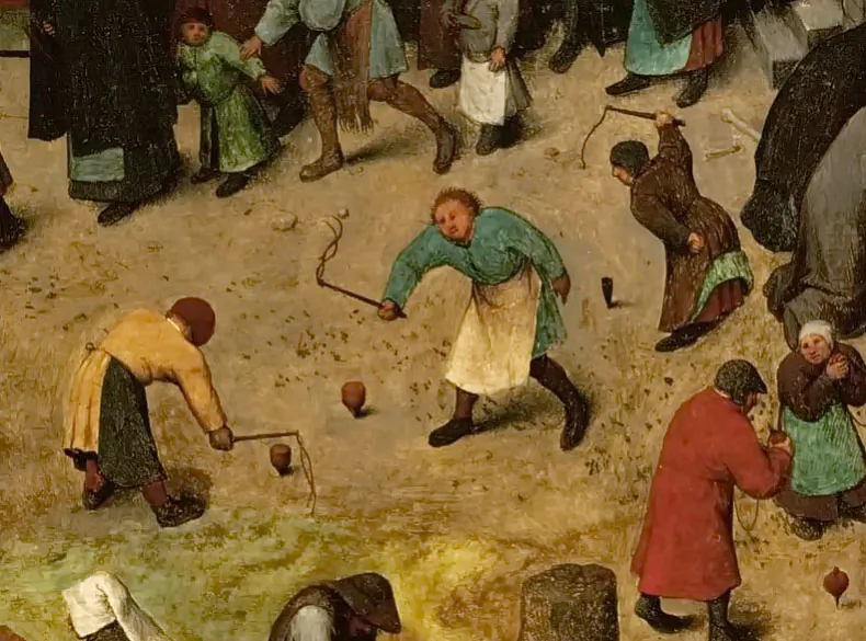 Dzieci baviacca z vaŭčkami. Z karciny P.Brejhielia Dzieci baviacca z vaŭčkami. Z karciny P.Brejhielia