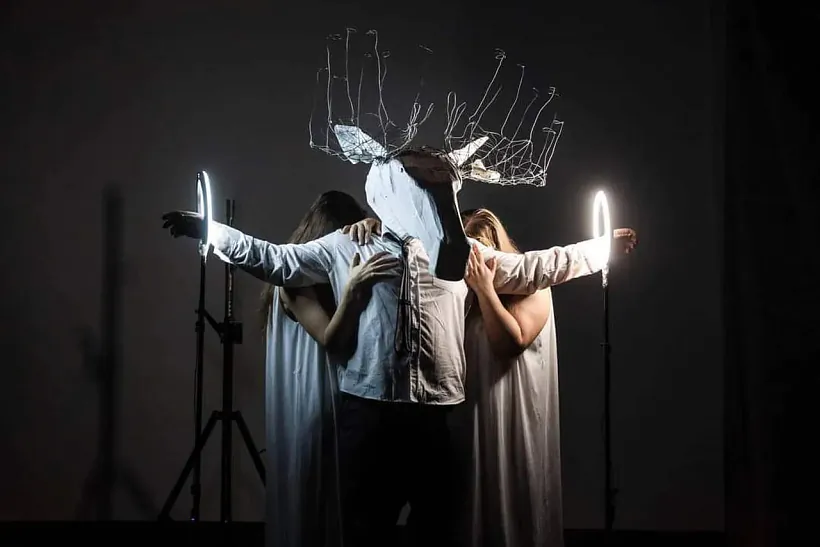 Scena sa spiektaklia 3@mova